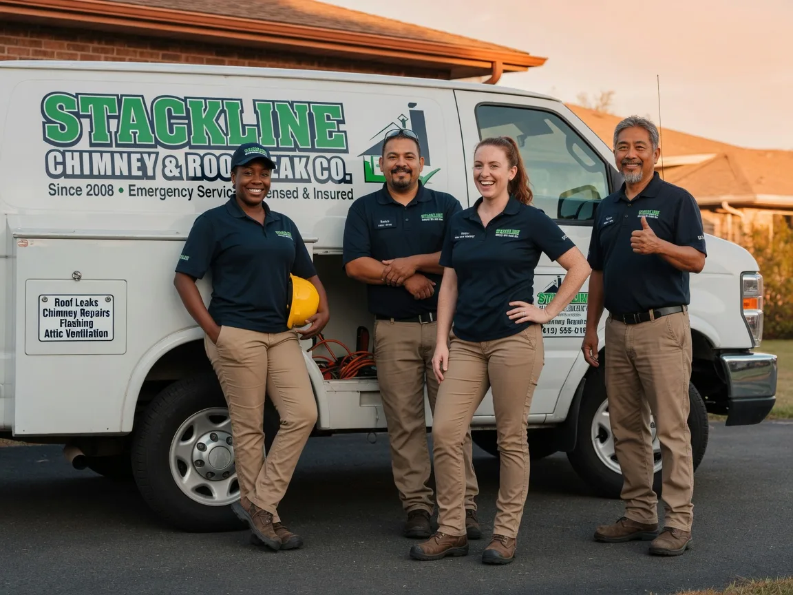 Chimney flashing repair company in Weott, CA